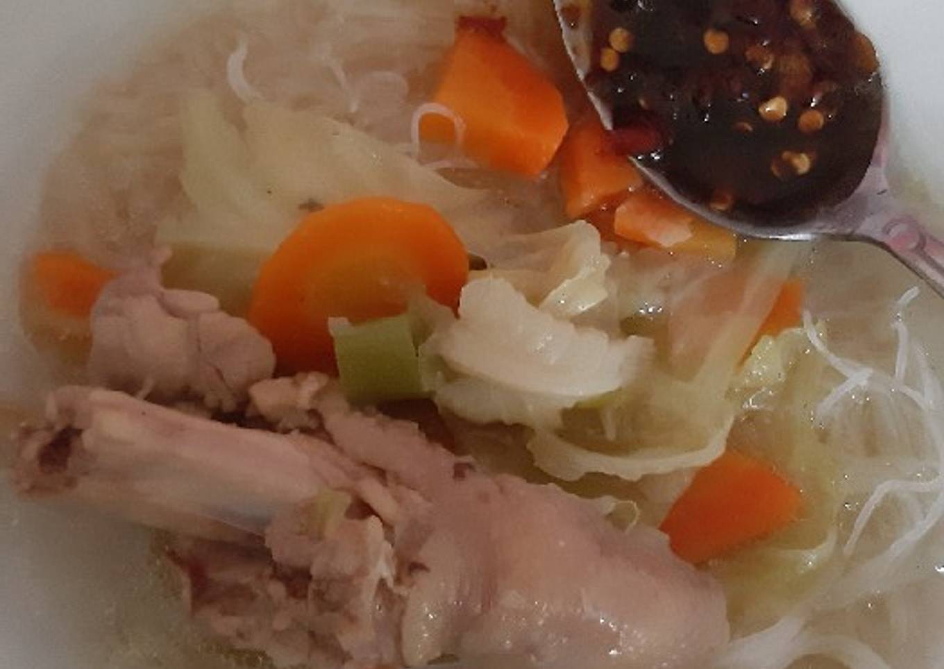 Sup ayam bihun