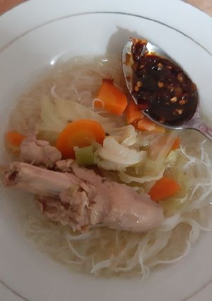 Foto resep Sup ayam bihun
