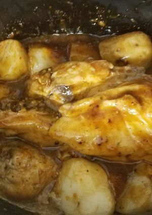 A picture of Crockpot BBQ Chicken.