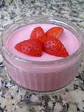 Mousse de fresas y queso fresco sin azúcar