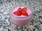 Una foto de mousse con queso batido