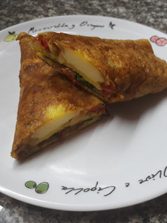 Una foto de Omelette con cebolla