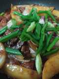 Beef & Potatoes in Oyster Sauce