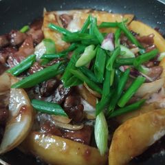 A picture of Beef & Potatoes in Oyster Sauce.