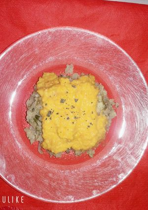 Una foto de Coliflor salteado con cebollitas
