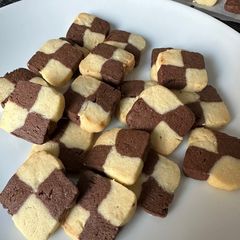 A picture of Checkerboard Sablé (Shortbread) Cookies.