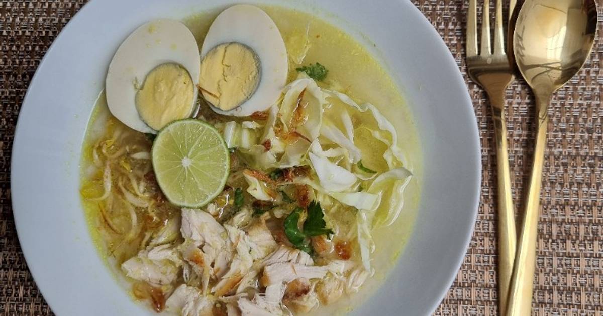 Resep Soto Ayam Lamongan Paling Praktis dan Simple