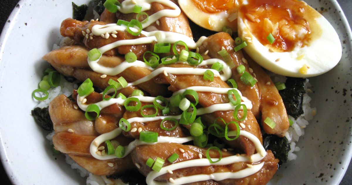 Teriyaki ‘Mayo’ Chicken Rice Bowl