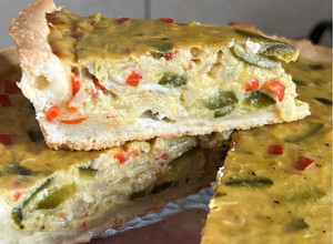 Una foto de Tarta de zapallito