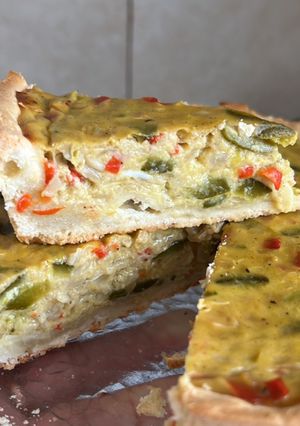 Una foto de Tarta de zapallito