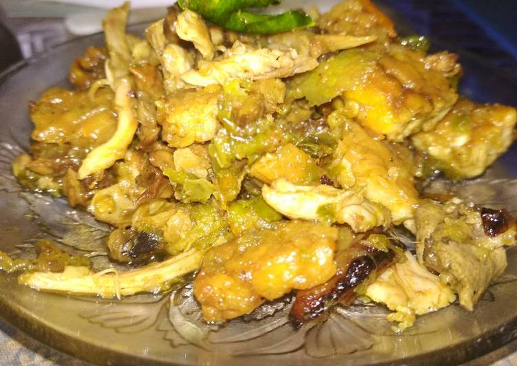 Cara mengolah Ayam Suwir Tempe Cabe Hijo, Lezat