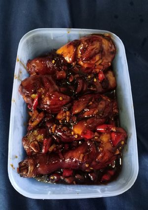 Foto resep Ayam goreng mentega pedas manis