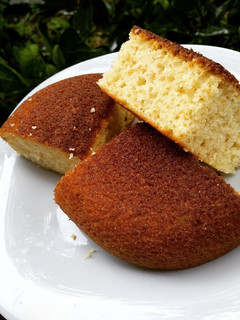 A picture of Ugali cake on a grill pan #ugalicakecontest.