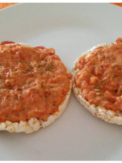 Una foto de Paté de pimiento rojo