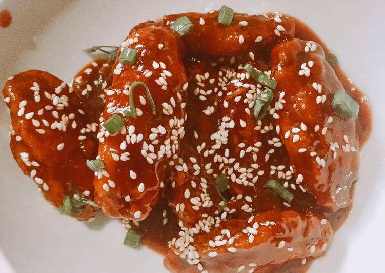 12 Resep: Chicken Gochujang (ayam goreng korea) Anti Ribet!