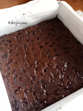 Langkah Gampang Membuat Resep 163. Brownies panggang yang Lezat Anti Ribet, Uenak Banget