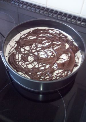 A picture of Bailey's cheesecake.