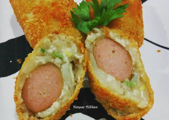 Kroket Sosis (Sausage Croquette)