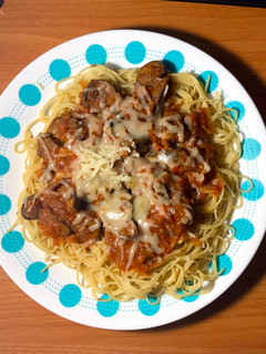 A picture of Red sauce Pasta.