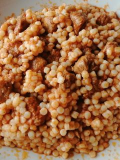 Tarhonyás hús recept fotója