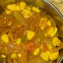 Corn masala sabji A picture of Corn masala sabji.