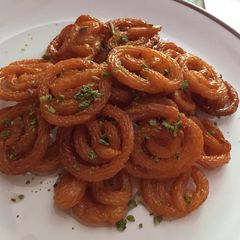 A picture of Paneer jalebi.