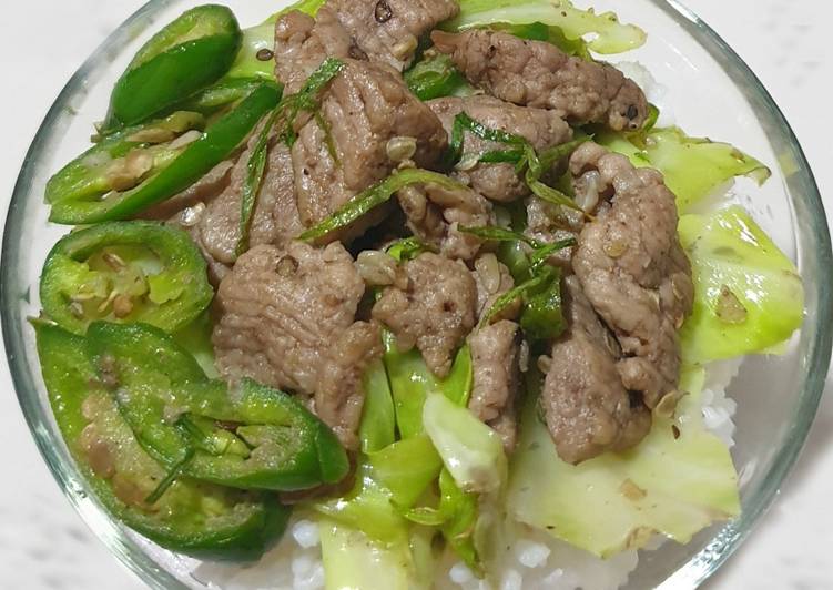 Kiat-kiat membuat #5 Sautéed Beef with Jalapeno enak