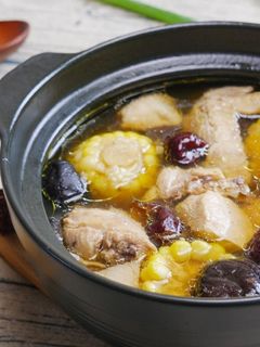 #101 香菇雞湯 電鍋篇 的食譜成品照片