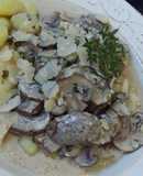 Ñoquis caseros con salsa de Portobellos
