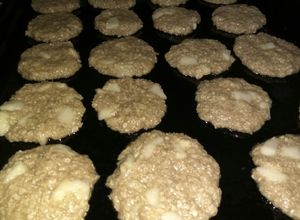 Una foto de Galletas de avena con manzana