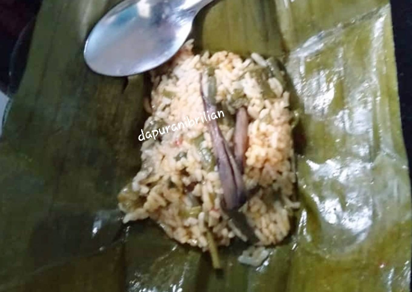 Pepes nasi ikan tuna enak