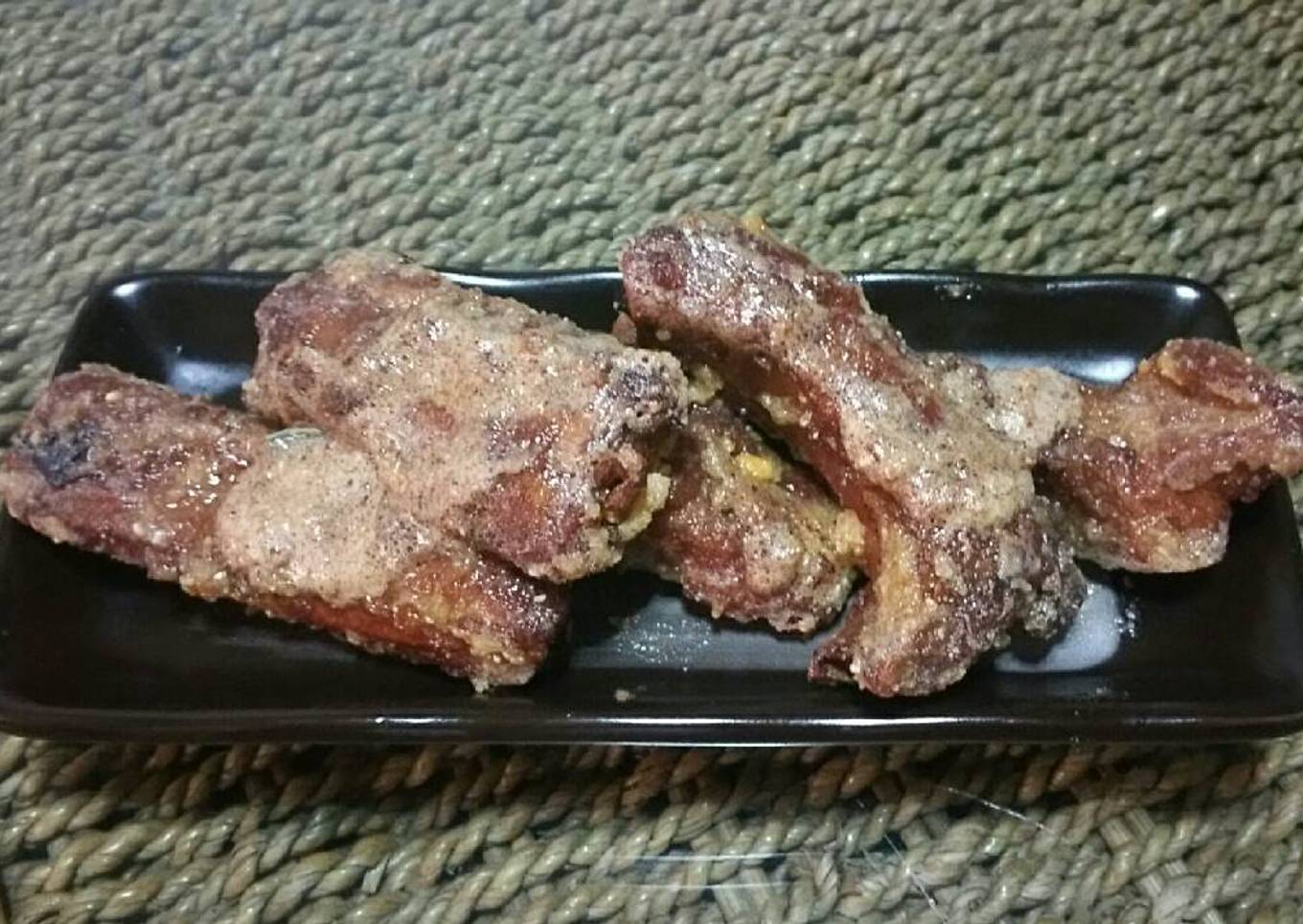 Pork Ribs Salted Egg (iga babi telur asin)