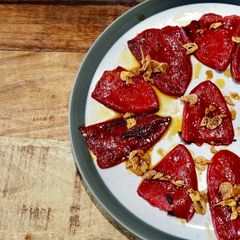 A picture of Confit of Piquillo Peppers.