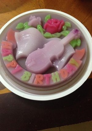 Hình của món Bánh sinh nhật rau câu 4D.