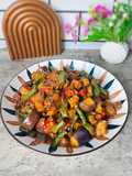 Tumis Tempe dan Jantung Ayam