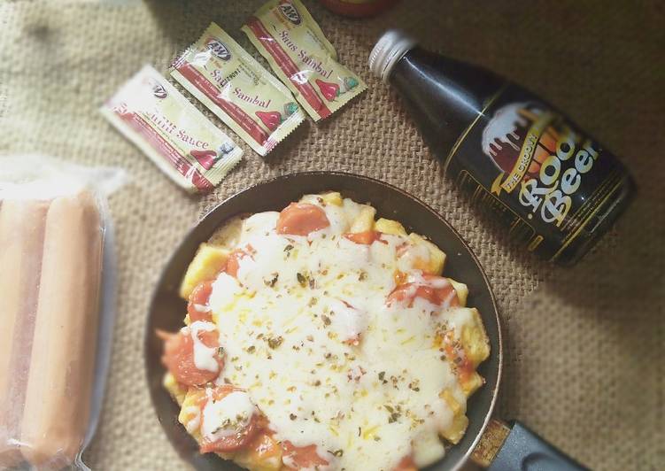 Resep masakan Pizza Roti Tawar🍕 | Cara Masak Pizza Roti Tawar🍕 Yang Sedap