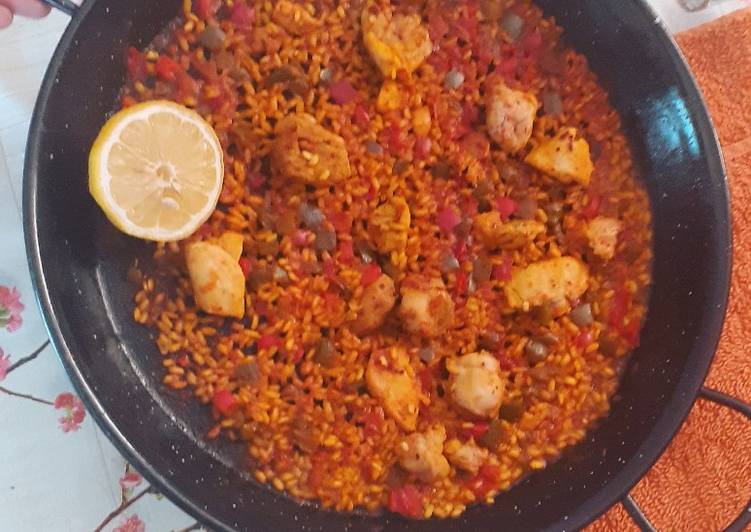 Paella ligera sin aceites 👌