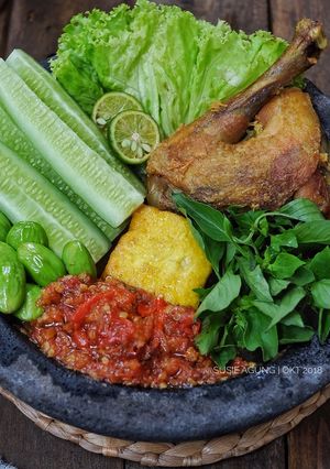 Foto resep Penyetan sambel terasi