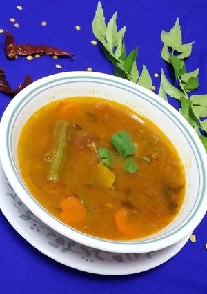 A picture of Kerala Style Sambar.