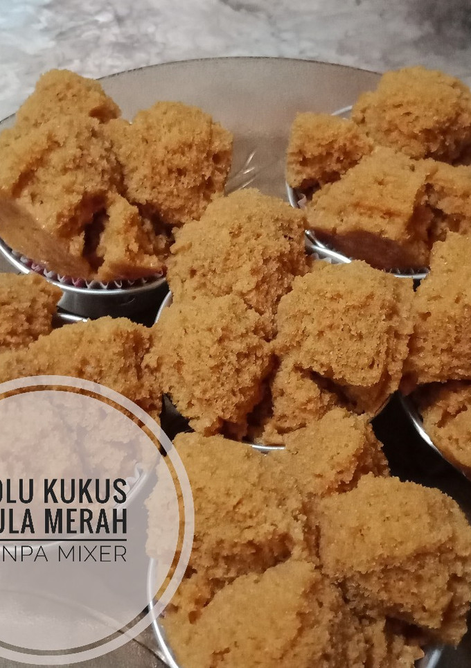 Foto resep Bolu kukus gula merah tanpa mixer