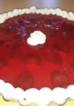 Una foto de Tarta de Gelatina con Frutillas