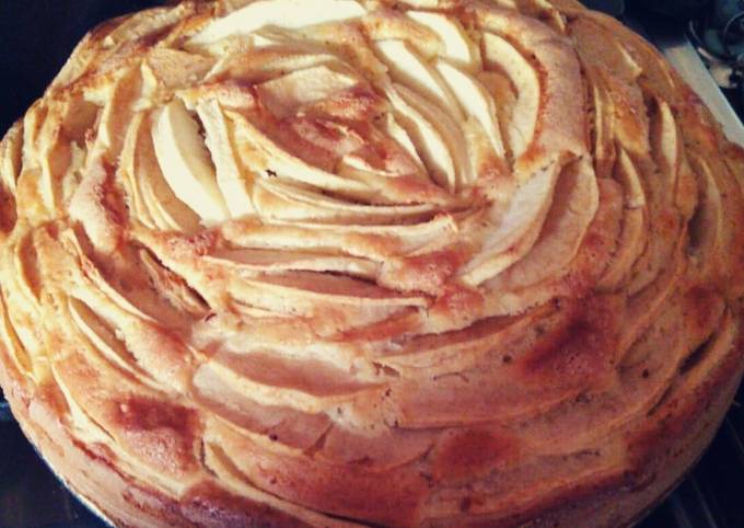 Modo semplice a Fai Veloce La mia torta rosa di mele