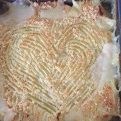 A picture of Leeky Fish Pie.