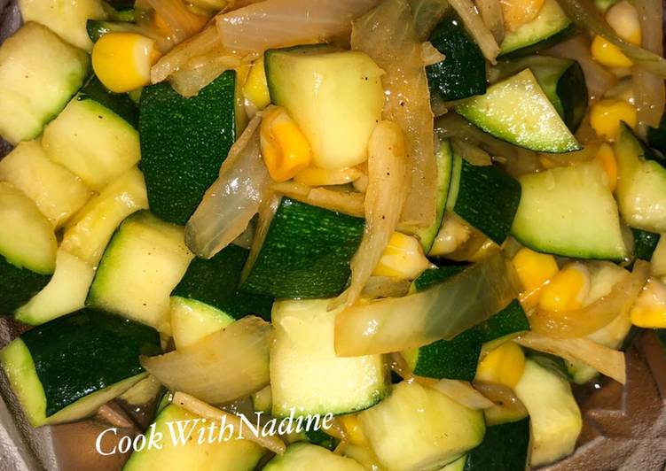 Resep: Tumis Zucchini Untuk Pemula ! - Resep Masakan