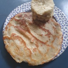A picture of White Choc. Microwave Cake an W.C. Pancakes.