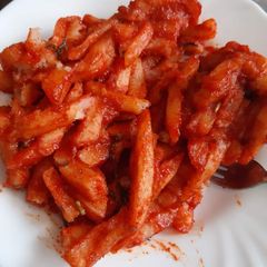 A picture of Homemade Chips Masala.