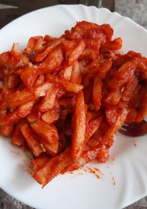 A picture of Homemade Chips Masala.