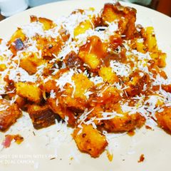 A picture of Leftover bread poha.