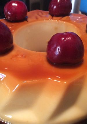 Una foto de Flan de horchata GM E y F