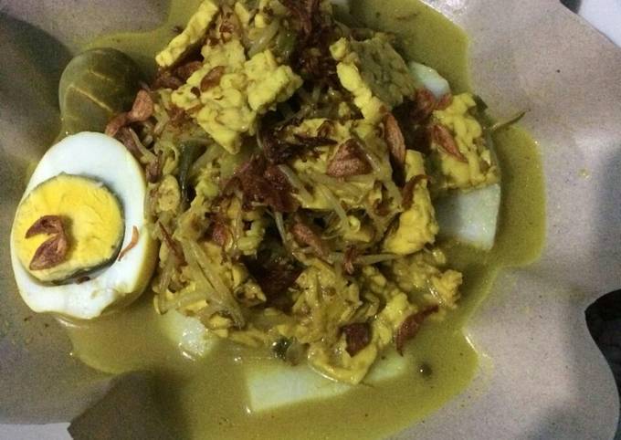 Cara Buat LONTONG OREM-OREM TEMPE (Khas Malang) Rumahan